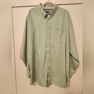 Panhandle Slim XXL Light Green Button-Up Shirt